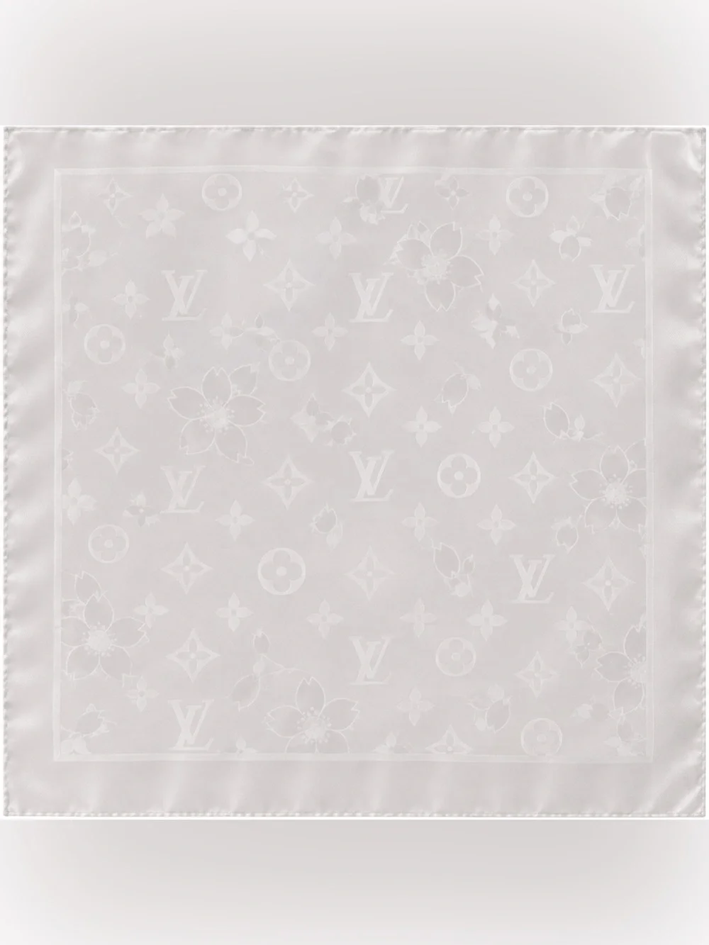 Louis Vuitton luxury vibes light blue monogram scarf 35x35 inch‼️LAST ONE LEFT